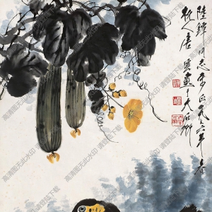 唐云國(guó)畫(huà)作品 水禽圖 高清下載