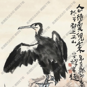 李苦禪作品 企待魚(yú)兒來(lái) 高清大圖下載