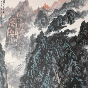 宋文治作品 輕舟已過萬重山2 高清大圖下載