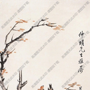 王夢(mèng)白國(guó)畫 花鳥畫1 高清大圖下載