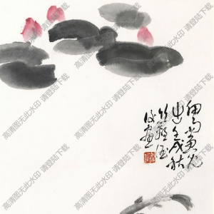 孫竹籬國(guó)畫 細(xì)雨魚兒出 高清大圖下載