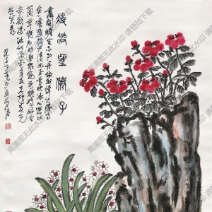 方薰國(guó)畫(huà) 水仙 高清大圖下載