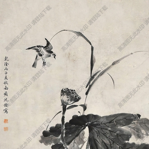 沈銓作品 花鳥 (14) 高清大圖下載