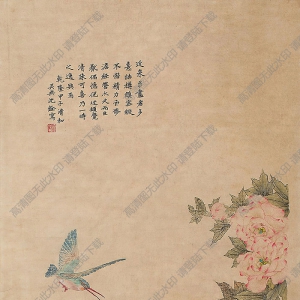 沈銓作品 花鳥 高清大圖下載