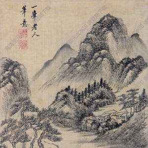 王時(shí)敏作品 山水 (3) 高清大圖下載