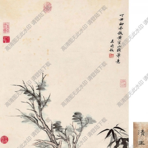 王時(shí)敏作品 山水 (10) 高清大圖下載