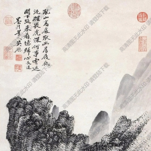 吳歷國(guó)畫(huà) 山水 (5) 高清大圖下載