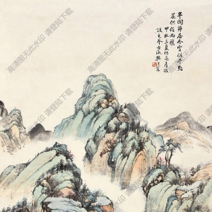 樊浩霖國(guó)畫(huà) 春山隱逸 高清大圖下載