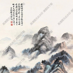 樊浩霖國(guó)畫(huà) 林鳩喚雨 高清大圖下載